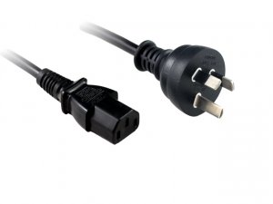 Power Cable: 1.8M/2M WALL TO PC CABLE ( AUSTRALIAN PLUG TO IEC )