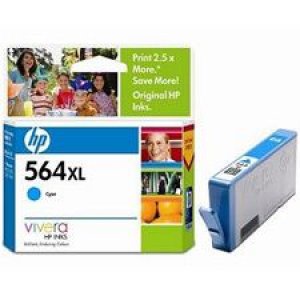 HP 564XL Cyan Ink Cartridge for Photosmart  (CB323WA)