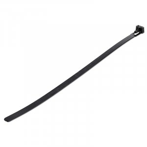 StarTech 25cm Cable Ties - 7mm wide, 65mm Diam, 22kg Tens Stren - 100 Pack Black CBMZTRB10BK