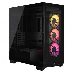 Corsair 3500X ARGB Tempered Glass Mid-Tower Case - Black
