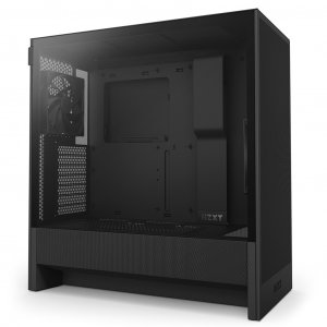 NZXT H5 Flow 2024 Compact Tempered Glass Mid-Tower ATX Case - Black