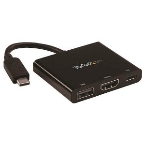 StarTech USB C Multiport Adapter with HDMI 4K - PD - 1x USB 3.0 Type A CDP2HDUACP