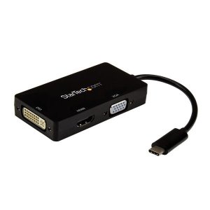 StarTech USB-C Multiport Video Adapter USBC / HDMI / VGA / DVI Adapter CDPVGDVHDBP