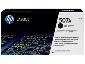 HP 507A Black LaserJet Toner Cartridge (CE400A)
