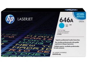 HP CF031A 646A Cyan Original LaserJet Toner Cartridge