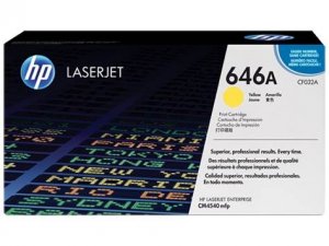 HP CF032A 646A Yellow Original LaserJet Toner Cartridge