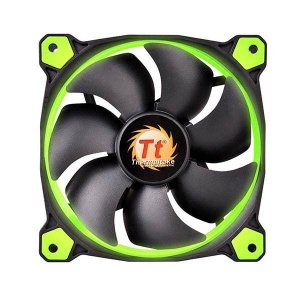 Thermaltake Riing 14 High Static Pressure 140mm Green LED Fan CL-F039-PL14GR-A