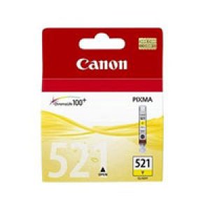 Canon CLI521 Yellow Ink Cart 477 pages Yellow