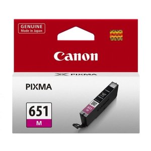 Canon CLI651 Magenta Ink Cart 319 A4 Pages (ISO/IEC 24711) Magenta