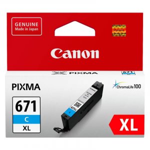 Canon CLI-671XLC High Capacity Cyan Ink Cartridge Up To 715 pages