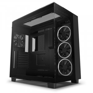 NZXT H9 Elite Edition Tempered Glass Mid-Tower ATX Case - Black
