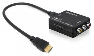 Simplecom CM413 HDMI to Composite AV CVBS 3RCA Video Converter 1080p Downscaling