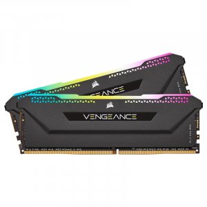 Corsair Vengeance RGB PRO SL 16GB (2x 8GB) DDR4 3600MHz CL18 Memory AMD - Black CMH16GX4M2Z3600C18