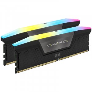 Corsair Vengeance RGB 32GB (2x16GB) DDR5 UDIMM 6000MHz Memory - Black