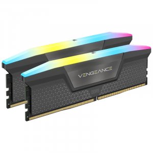 Corsair Vengeance RGB 32GB (2x16GB) DDR5 6000MHz Desktop Memory - Black