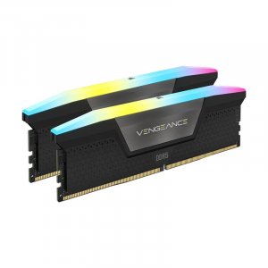 Corsair Vengeance RGB 64GB (2x 32GB) DDR5 6400MHz C32 Desktop Memory - Black