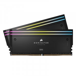 Corsair Dominator Titanium RGB 48GB (2x 24GB) DDR5 7200MT/s Desktop Memory Black