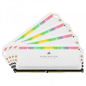 Corsair Dominator Platinum RGB 32GB (4x 8GB) DDR4 3600MHz Memory - White CMT32GX4M4C3600C18W