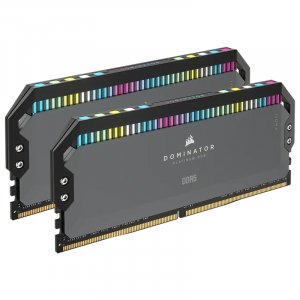 Corsair Dominator Platinum RGB 32GB (2x16GB) DDR5 UDIMM 6000Mhz Memory - Black