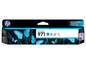 HP 971 Cyan Original Ink Cartridge, up to 2500 pages (CN622AA)