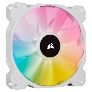 Corsair iCUE SP140 RGB ELITE White 140mm PWM Single Fan