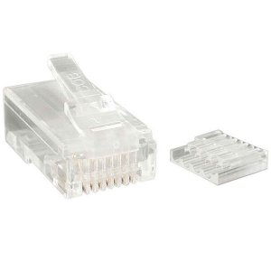 StarTech Cat6 RJ45 Stranded Modular Connector Plug (M) - 50 Pack CRJ45C6STR50