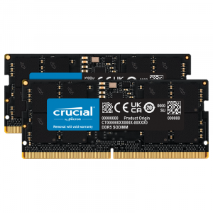 Crucial 32GB (2x 16GB) DDR5 5600MHz SODIMM Laptop Memory CT2K16G56C46S5