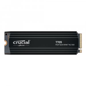 Crucial T705 4TB PCIe 5.0 NVMe M.2 SSD with Heatsink - CT4000T705SSD5