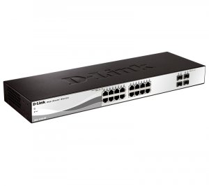 D-Link DGS-1210-20 20-Port Gigabit WebSmart Switch with 16 UTP and 4 SFP Ports