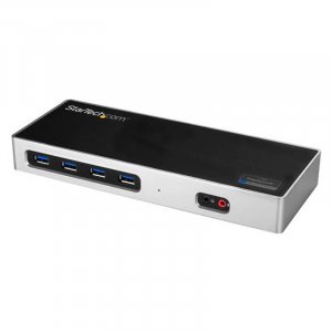 Startech Hybrid USB-A USB-C Dock Dual 4K HDMI/DP