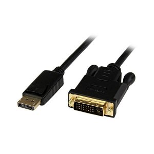 Startech Dp2dvimm3bs 3 Ft Displayport To Dvi Converter Cable