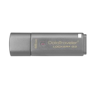 Kingston DataTraveler Locker+ G3 16GB Hardware Encrypted USB Drive