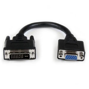 StarTech 20cm DVI to VGA Cable Adapter M/F DVIVGAMF8IN