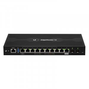 Ubiquiti Networks ER-12 EdgeRouter 10-port Gigabit PoE Router with 2 SFP Ports