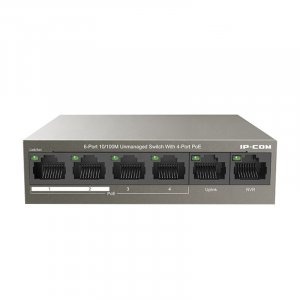 IP-COM F1106P-4-63W 6-Port 100M Unmanaged Switch with 4-Port PoE