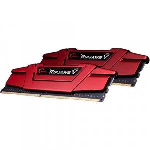 G.Skill Ripjaws V 16GB (2x 8GB) DDR4 2400MHz Memory Red F4-2400C15D-16GVR