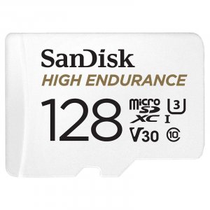 SanDisk 128GB High Endurance microSDXC UHS-I C10 U3 V30 Memory Card - 100MB/s SDSQQNR-128G-GN6IA