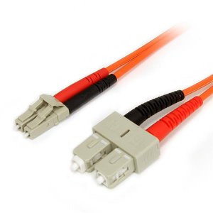 StarTech 1m Fiber Optic Cable - Multimode Duplex 62.5/125 LSZH - LC/SC FIBLCSC1
