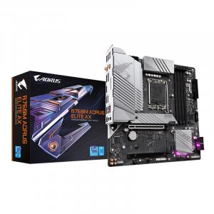 Gigabyte B760M AORUS ELITE AX LGA 1700 Micro-ATX Motherboard