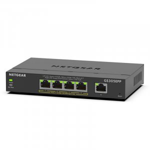 Netgear GS305EPP-100AUS 5-Port Gigabit Ethernet High Power PoE+ Plus Switch