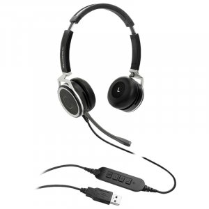 Grandstream GUV3005 HD Stereo USB Headset with Noise Cancelling Mic