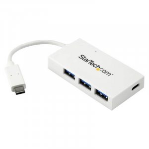 Startech Hb30c3a1cfbw 4 Port Usb C Hub - 1x Usb C & 3x Usb A