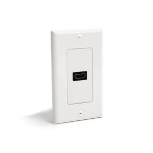 StarTech Single Outlet HDMI Female Wall Plate - White HDMIPLATE