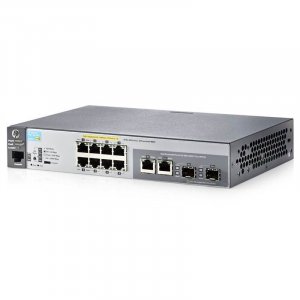 HPE Aruba 2530 10/100 8 Port 2x Gigabit Eth/SFP DP Port Managed PoE+ Switch J9780A