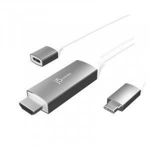 j5Create USB-C to 4K HDMI Cable With PD100W Pass-Through JCC155G