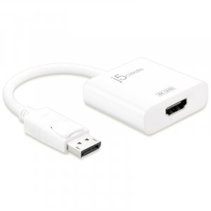 j5create 20.0cm DisplayPort v1.2 to HDMI v1.4 Active Male-Female Adapter Cable