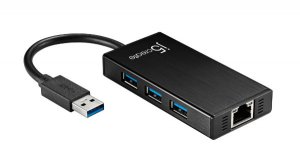 j5create JUH470 USB 3.0 Gigabit Ethernet & 3-Port Hub