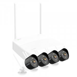 Tenda K4W-3TC 4-Channel Full HD Wireless Video Security System - 4 Cameras