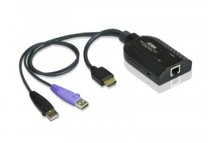 ATEN KA7168-AX USB HDMI Virtual Media KVM Adapter with Smart Card Support