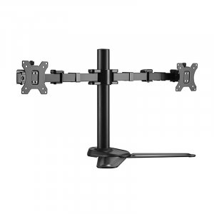 Brateck LDT33-T024 Dual Monitors Affordable Steel Articulating Monitor Stand